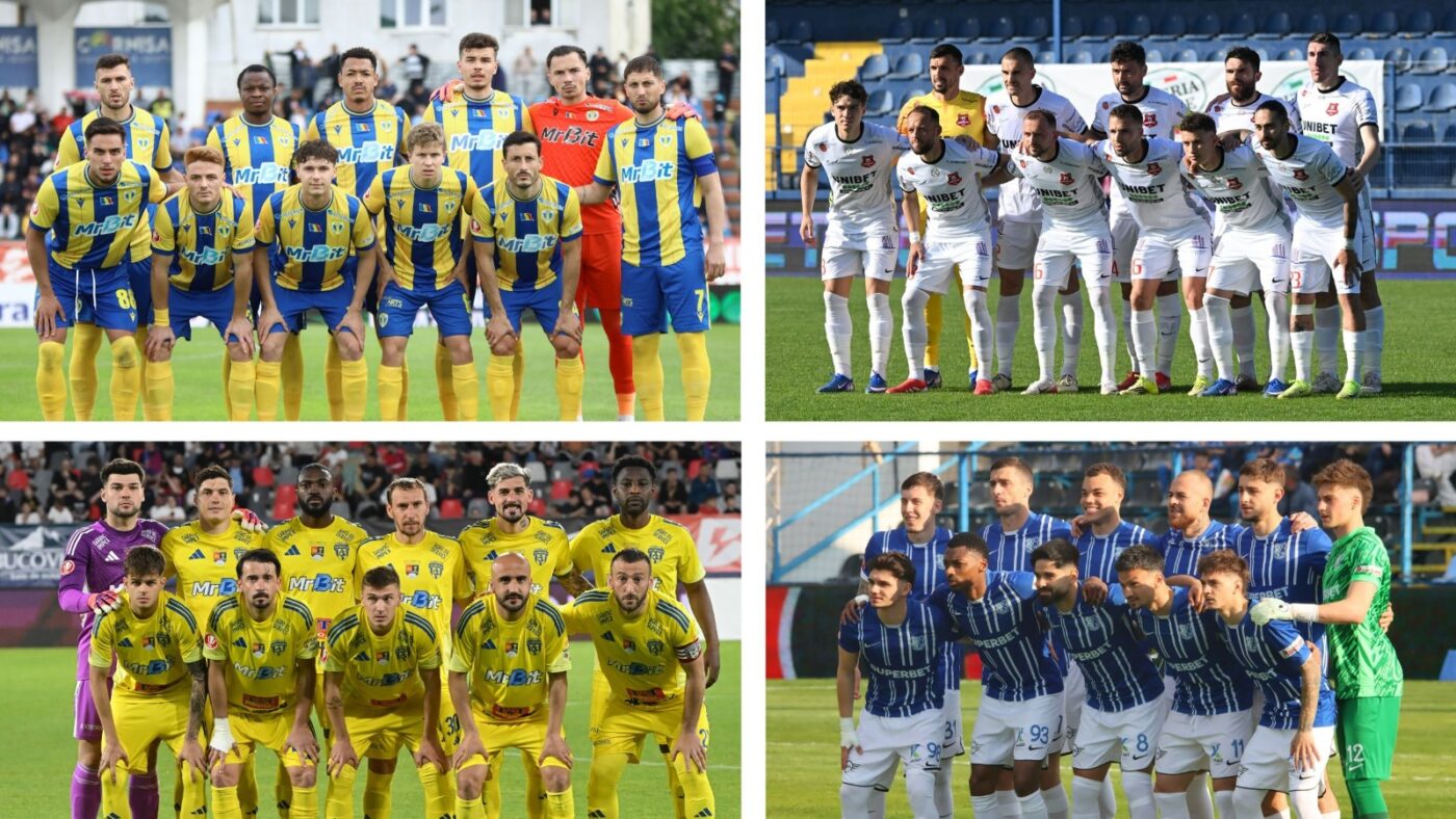 LIVE Echipele de start în cele patru FINALE la retrogradare! FCSB menajează titularii și ușurează misiunea lui Dorinel Munteanu. Toate calculele pentru Farul, Petrolul, Hermannstadt și Unirea Slobozia 