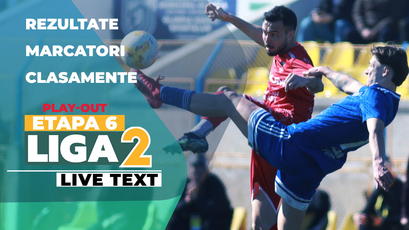 Penultima etapă din play-out-ul Ligii 2 | Ceahlăul și CS Tunari au retrogradat, CS Dinamo merge la baraj. Șelimbărul profită de pasul greșit al CSM Olimpia și e la mâna sa să se salveze
