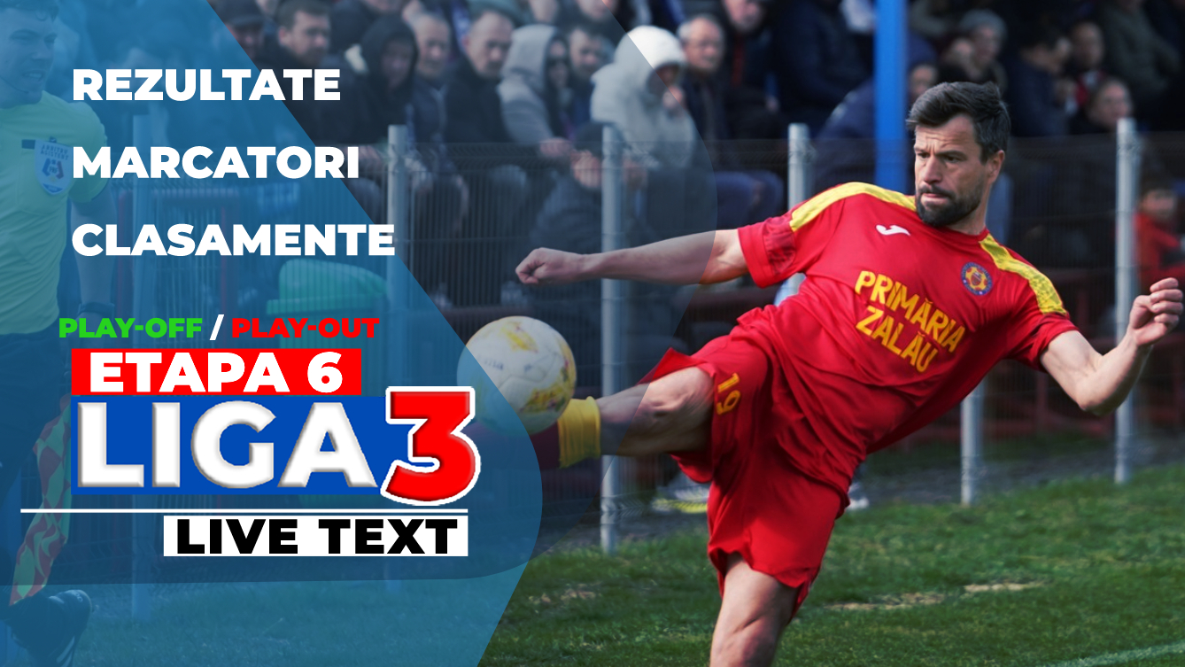 Liga 3, etapa 6 din play-off și play-out | Știința Poli Timișoara a promovat matematic, SCM Râmnicu Vâlcea are deja umbra în Liga 2. În Seriile 1 și 2 lupta pentru locul 1 e la baionetă