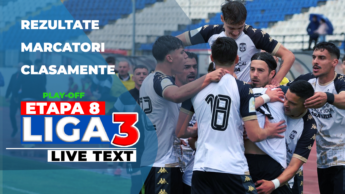Ultima etapă din play-off-ul Ligii 3. Cetatea Suceava și CSL Ștefăneștii de Jos au promovat în Liga 2. S-au decis și cele patru echipe care merg la baraj