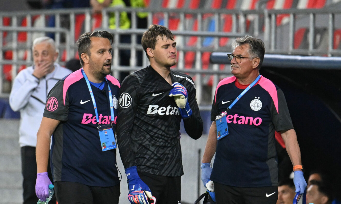 Anunț despre Matei Popa. Ce se întâmplă cu portarul FCSB după ce a ieșit în lacrimi