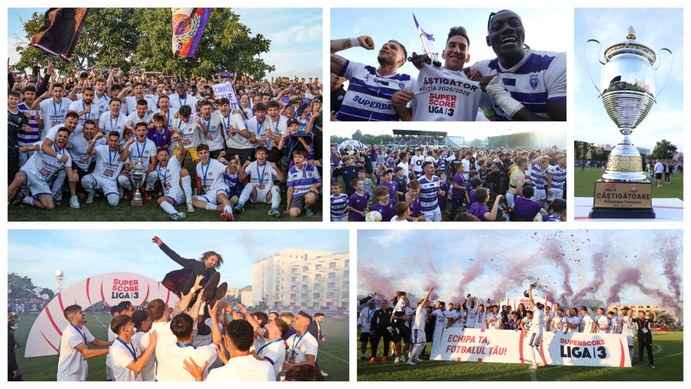 Poli Timișoara a revenit după 3 ani în Liga 2 și deja visează la promovarea în SuperLigă! A fost o sărbătoare de proporții la Timișoara, iar Dan Alexa a avut de cerut și scuze