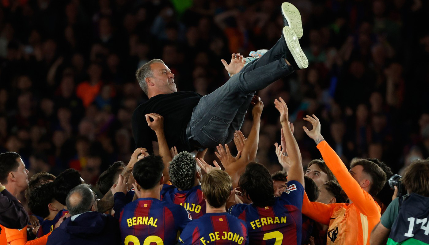 DECLARAȚII Reacțiile lui Flick, Pedri și De Jong după Barcelona – Real Madrid 2-0. Catalanii, în extaz după ce au câștigat titlul în La Liga: „Gust de glorie!”