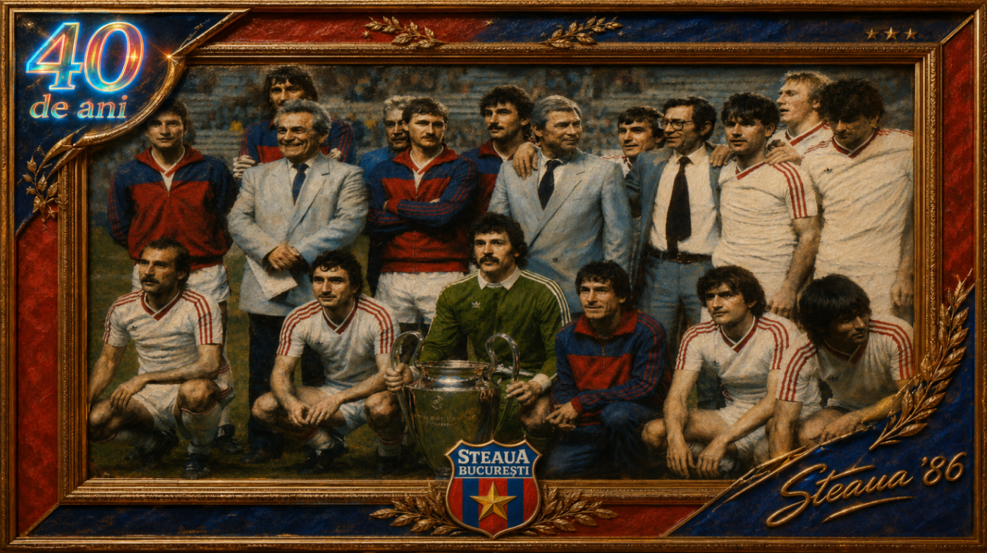 EVENIMENT STEAUA ’86, OPERĂ DE ARTĂ UNIVERSALĂ. 40 de ani de la câștigarea Cupei Campionilor Europeni. Catalanii plâng și acum: „Finala fatidică pentru Barcelona”