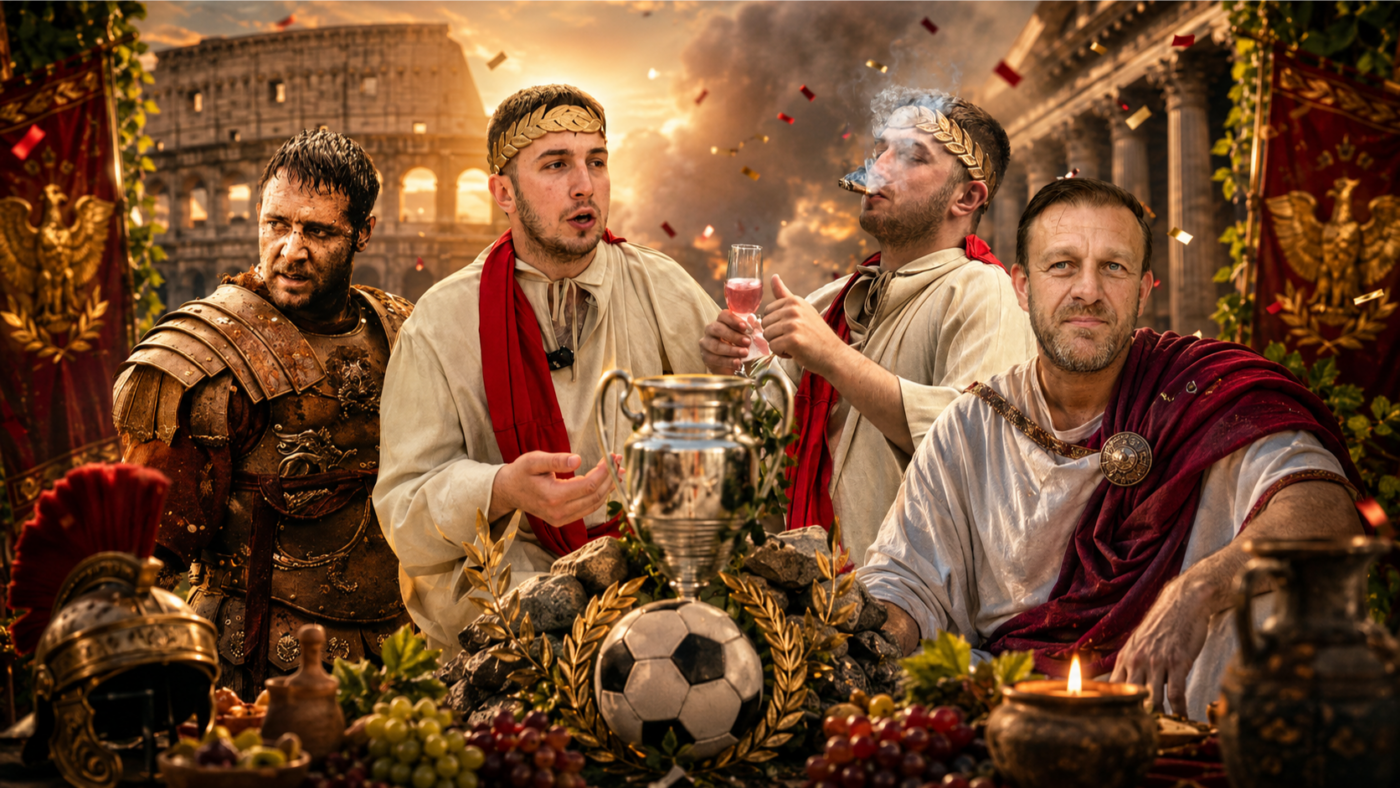 EXCLUSIV Petrecere de Champions League la promovarea istorică în Liga 2 din România: Imperiul roman și Gladiatorul, în centrul atenției. „Impresarii deja ne sună”