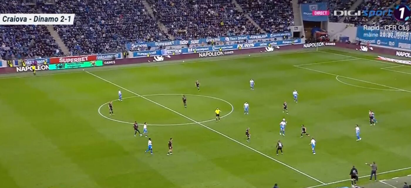 Stoinov despre faza care a viciat rezultatul în Universitatea Craiova – Dinamo: „Toți spun că a fost OFSAID MARE!”