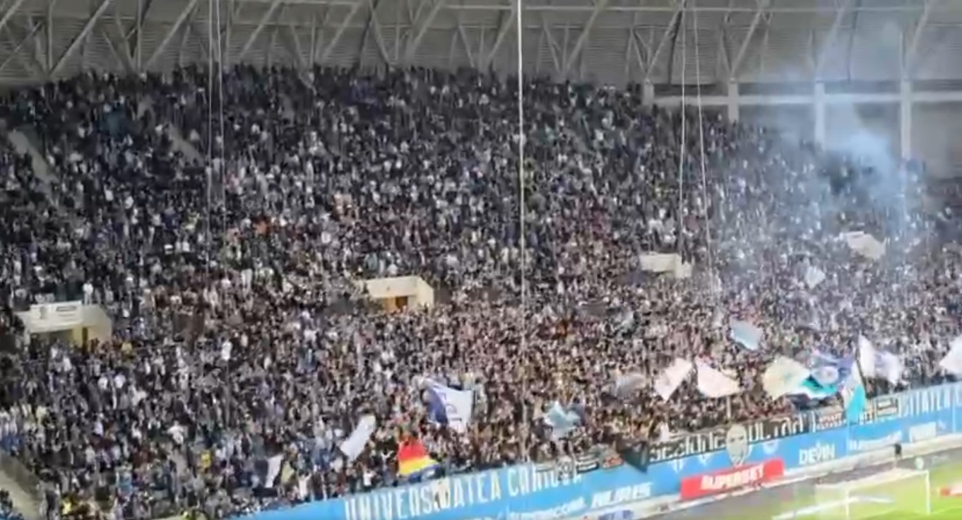 Ce s-a întâmplat pe stadionul Ion Oblemenco după ce Oucasse Mendy a fost eliminat. Ce au strigat zecile de mii olteni