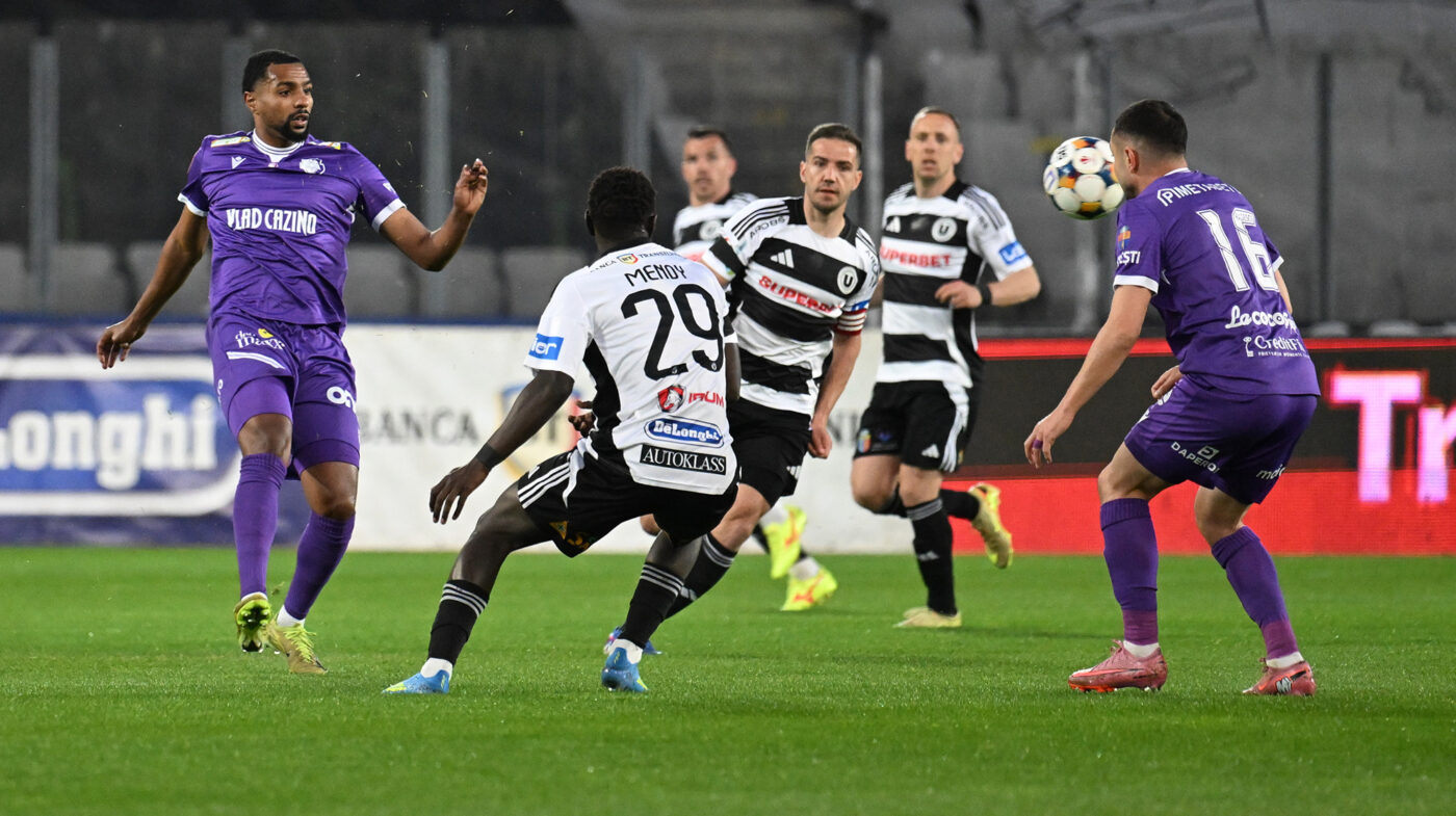 U Cluj – FC Argeș 1-0, în etapa 7 din play-off-ul Superligii. Golul lui Nistor din penalty în minutul 90+2 duce echipa ardeleană pe primul loc