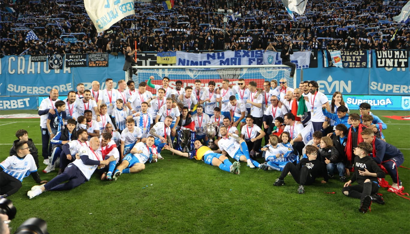 Oltenia, Eterna Terra-Nova! Universitatea Craiova, „măcel” cu U Cluj: 5-0 pentru istorie și titlul a ajuns în Bănie!