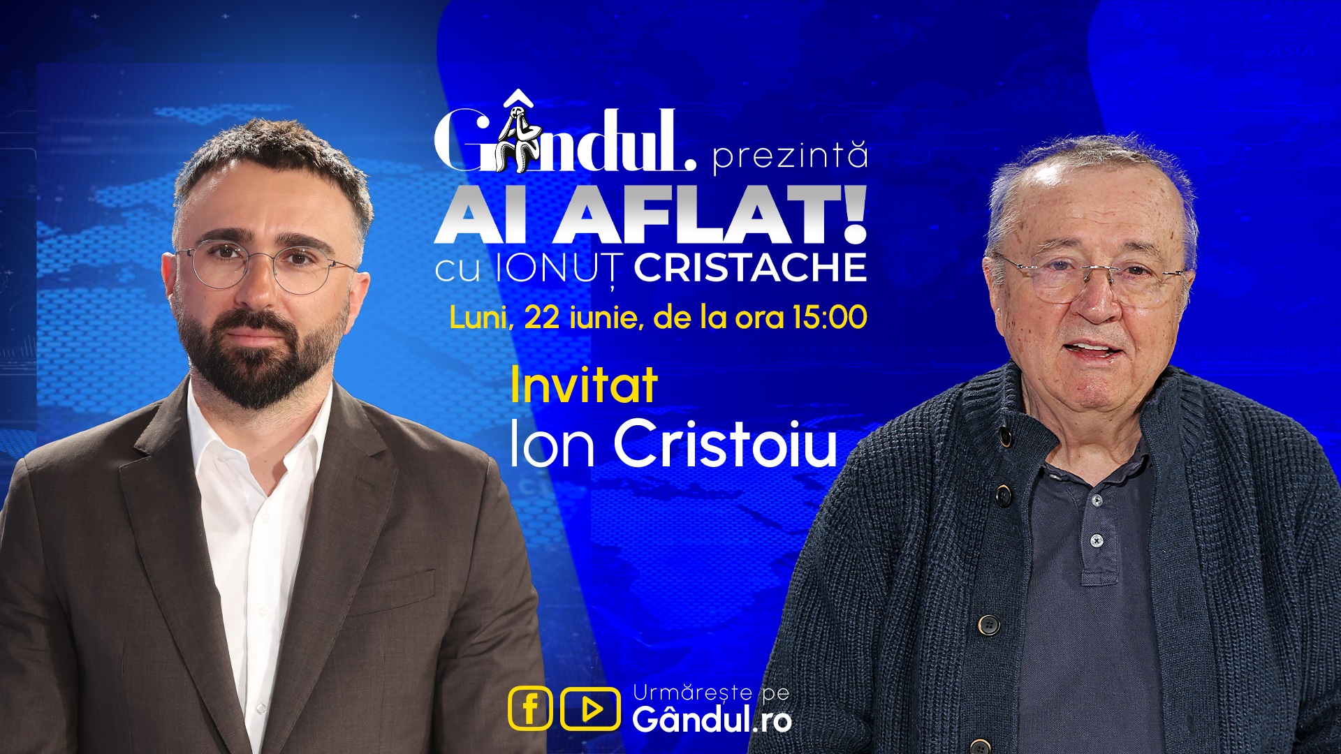 Gândul lansează noi emisiuni online cu vedete media