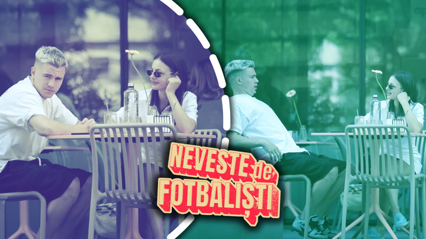 FOTO PAPARAZZI Claudiu Petrila s-a plictisit teribil în vacanță: imagini fără prea mult entuziasm cu fotbalistul Rapidului și cu iubita sa