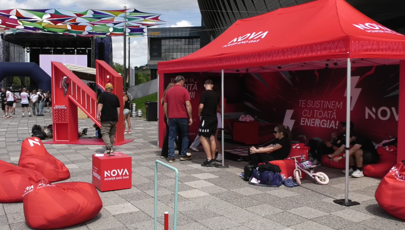 ADVERTORIAL Nova Power & Gas, companie prezentă zi de zi la Sports Festival la Cluj ! „Susținem numeroase proiecte sportive”