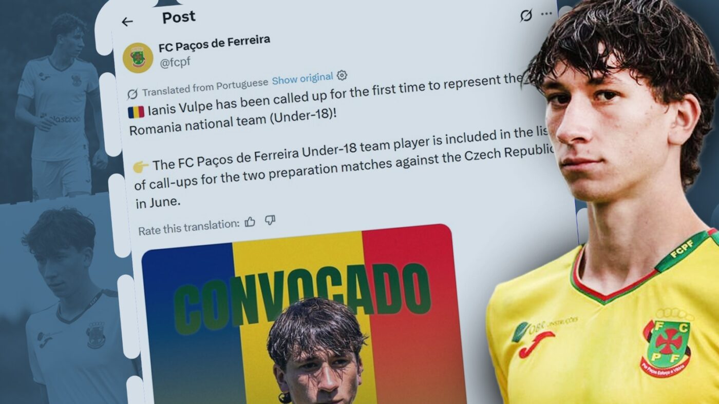 EXCLUSIV Povestea tricolorului de la Pacos Ferreira care a „luat” 26 de centimetri în înălțime în doar doi ani: „Are un singur vis și noi îl ajutăm să devină realitate”