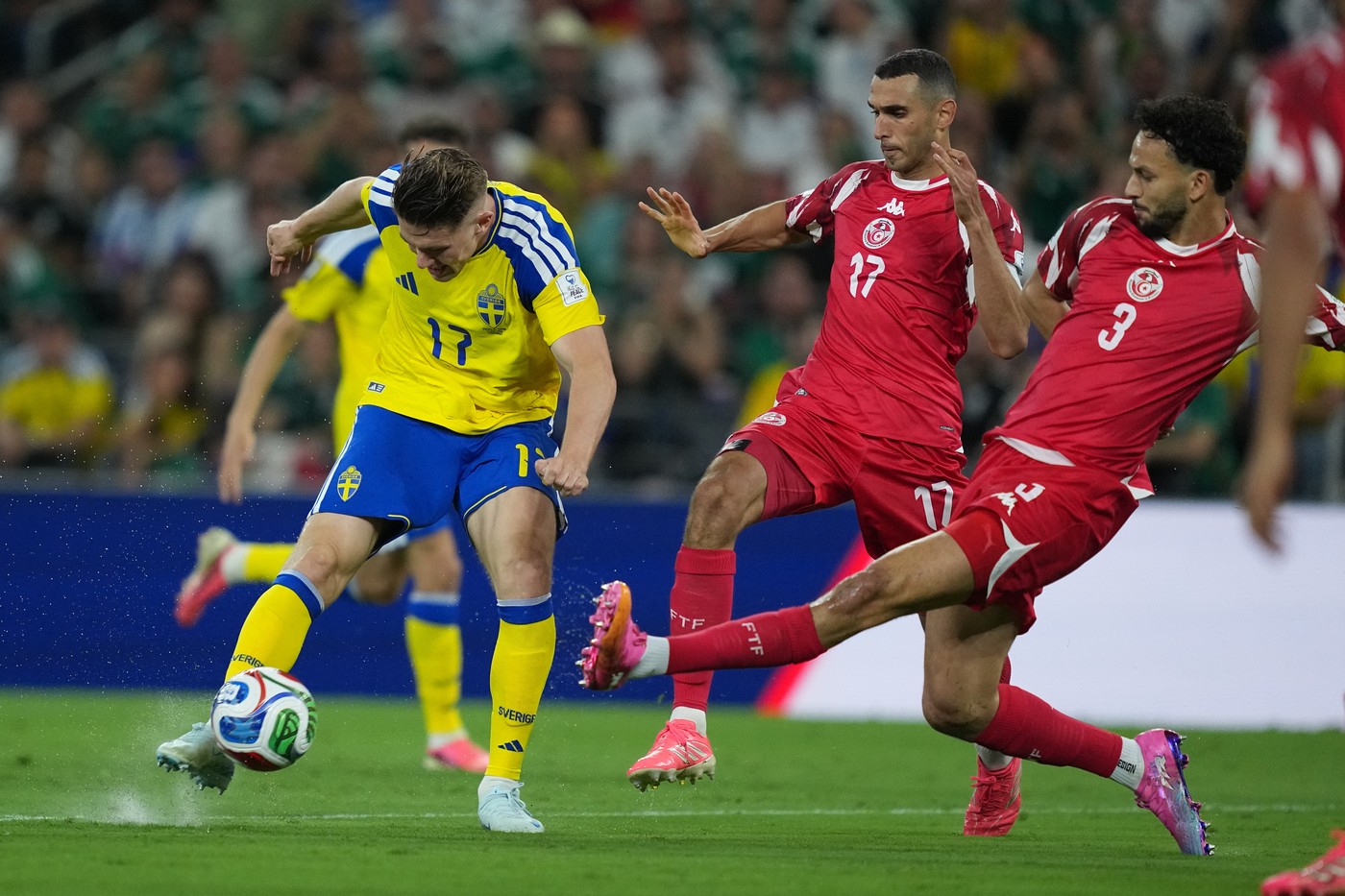 CM 2026 Suedia – Tunisia 5-1. TULBURĂTOR: nu s-a bucurat la gol, tatăl lui e din țara împotriva căreia a marcat! Clasamentul în grupa F acum
