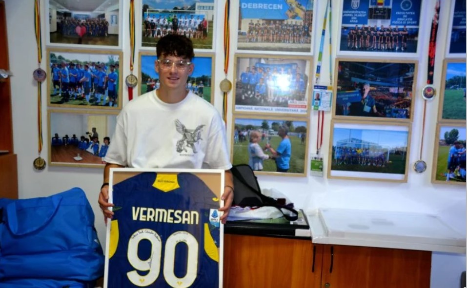 EXCLUSIV Ioan Vermeșan, românul care a debutat la 19 ani în Serie A și a fost pe lista preliminară a lui Mircea Lucescu pentru barajul cu Turcia: „Acea conversație a schimbat ceva în mine!”