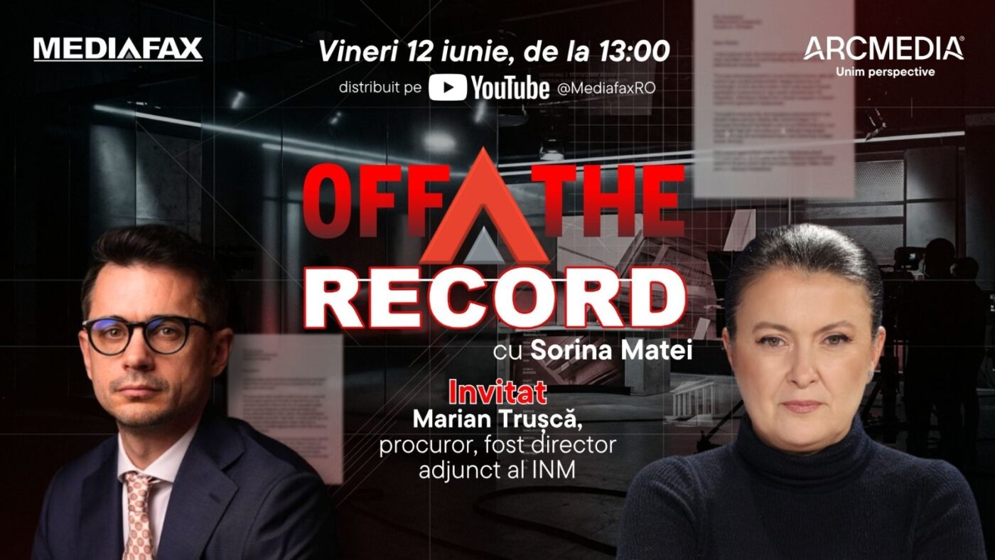OFF The Record. Invitat: Procuror Marian Trușcă, fost director adjunct al Institutului Național al Magistraturii