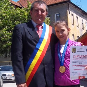 Gimnasta Ștefania Stănilă a devenit cetățean de onoare al orașului ...