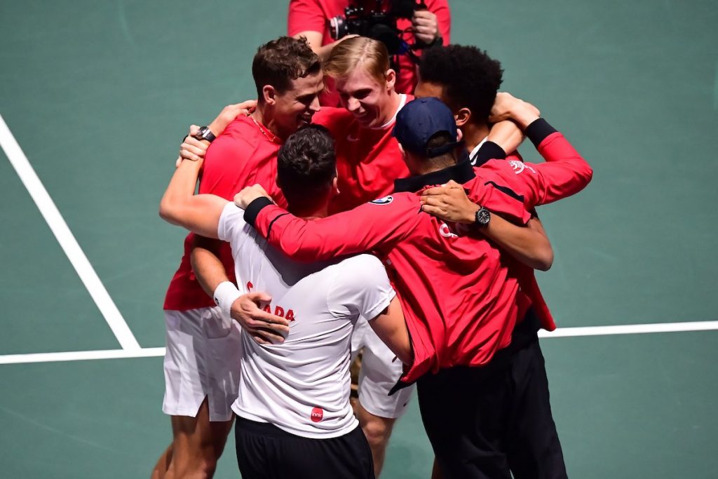 Canada sărbătorește calificarea în finala Cupei Davis