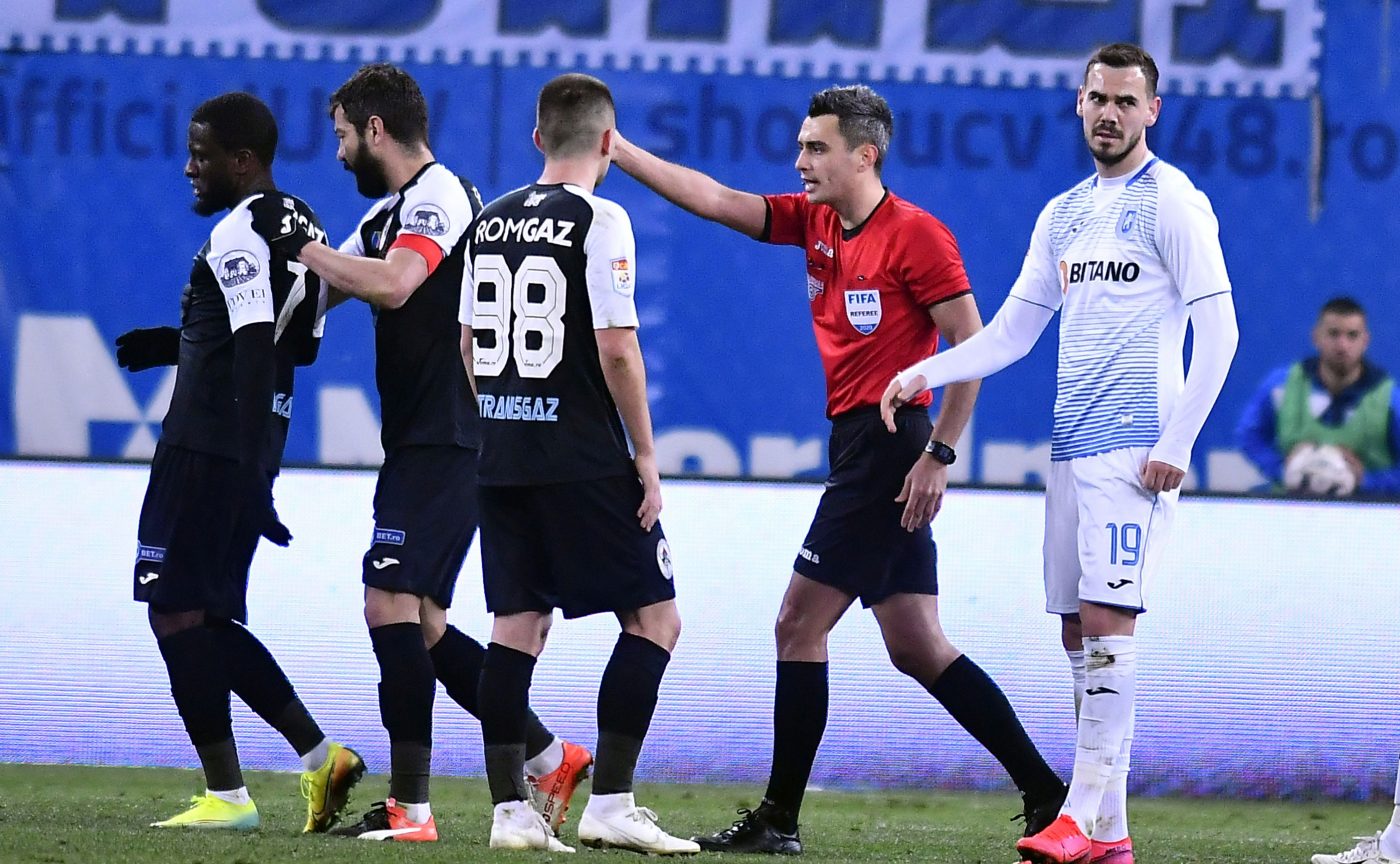 Premieră pentru arbitrul clujean Horațiu Feșnic la Cupa României 2021! Octavian Șovre, palidă consolare din partea lui Kyros Vassaras