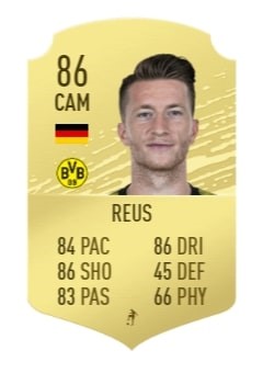 marco reus fifa 20 card