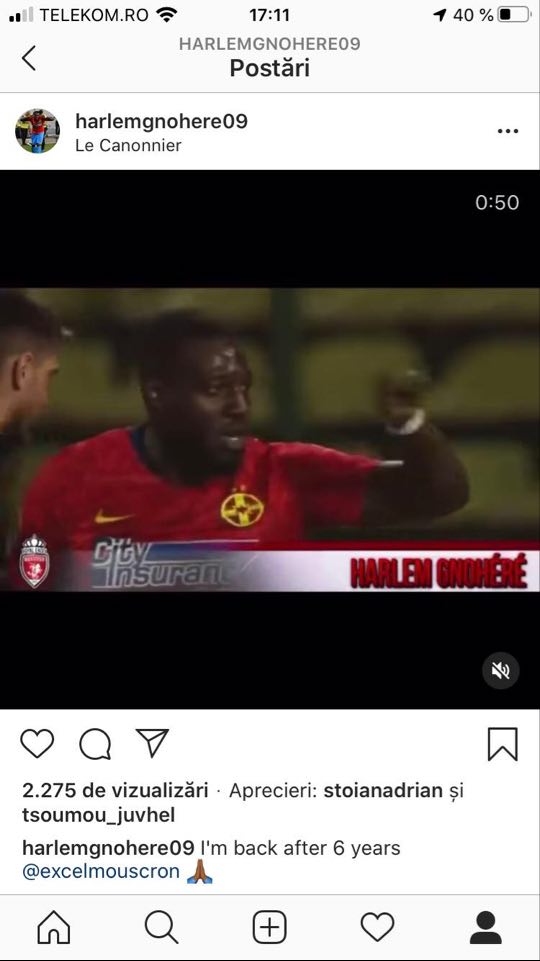 Harlem Gnohere a semnat cu Royal Excel Mouscron