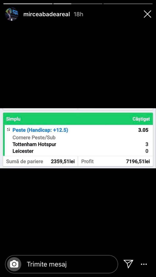 Cât a putut să câștige Mircea Badea la pariuri de pe urma unui singur meci