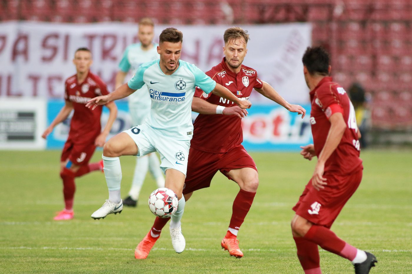 Fcsb Cfr Cluj Live Video Online From 21 30 In The 8th Round Of The League 1 Play Off MoruÈ›an The Only Star Of The Red Blues Coman Is Just On The Bench Home