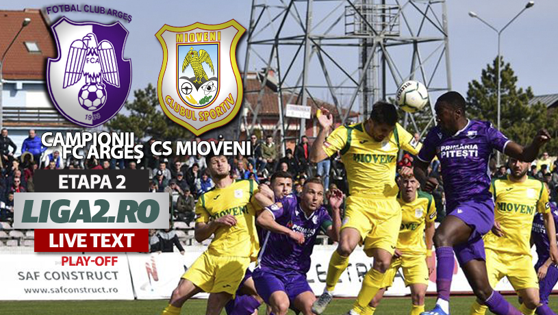 CS Mioveni – FC Argeș Pitești, ora 18.00, Live VIDEO Online, etapa 11 din Liga 1 | Primarul din Mioveni nu vine la meci în semn de protest