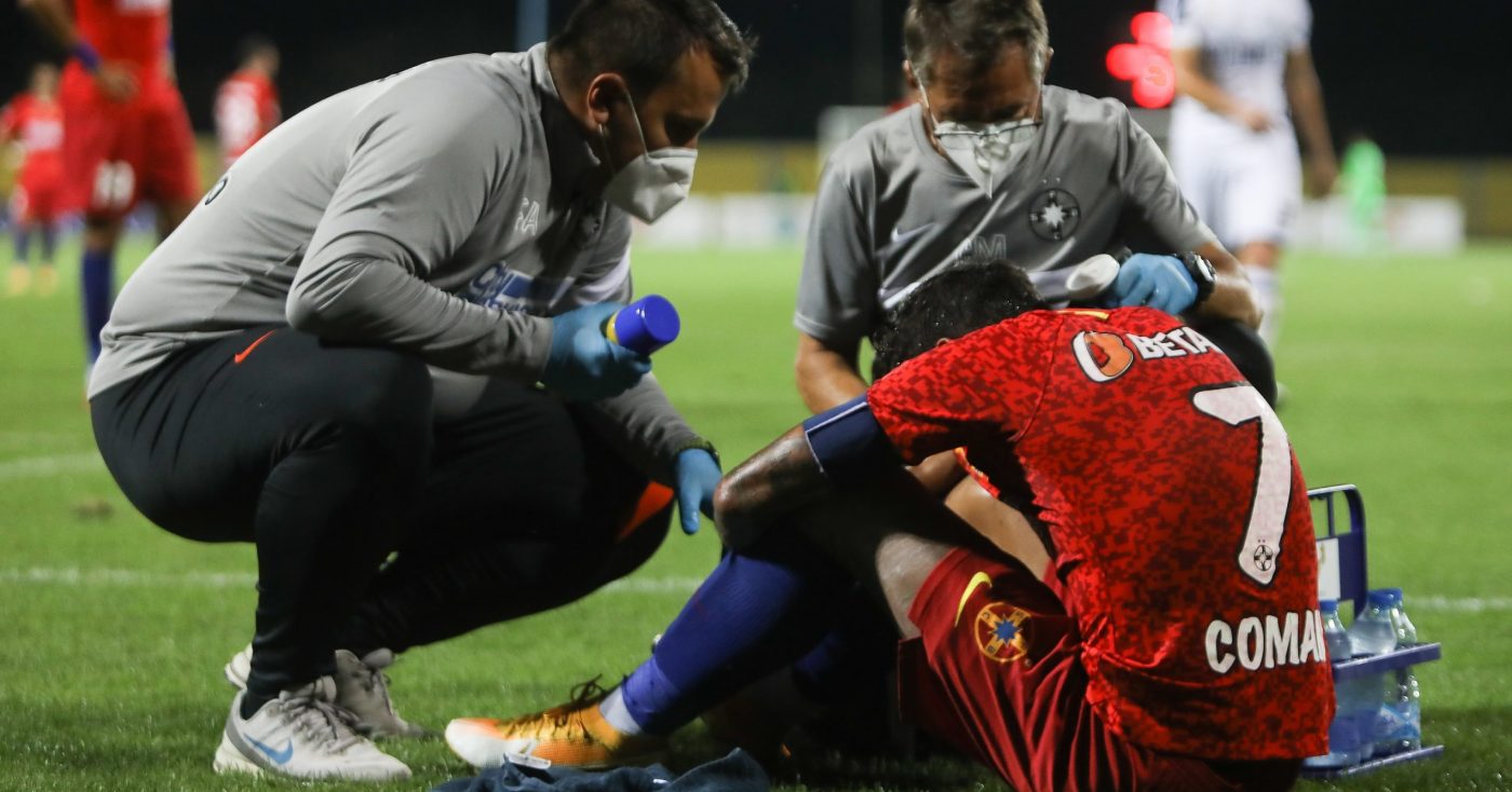 Florinel Coman a aflat când revine pe gazon după accidentare. Staff-ul lui FCSB nu vrea să-l forțeze pe tânărul jucător