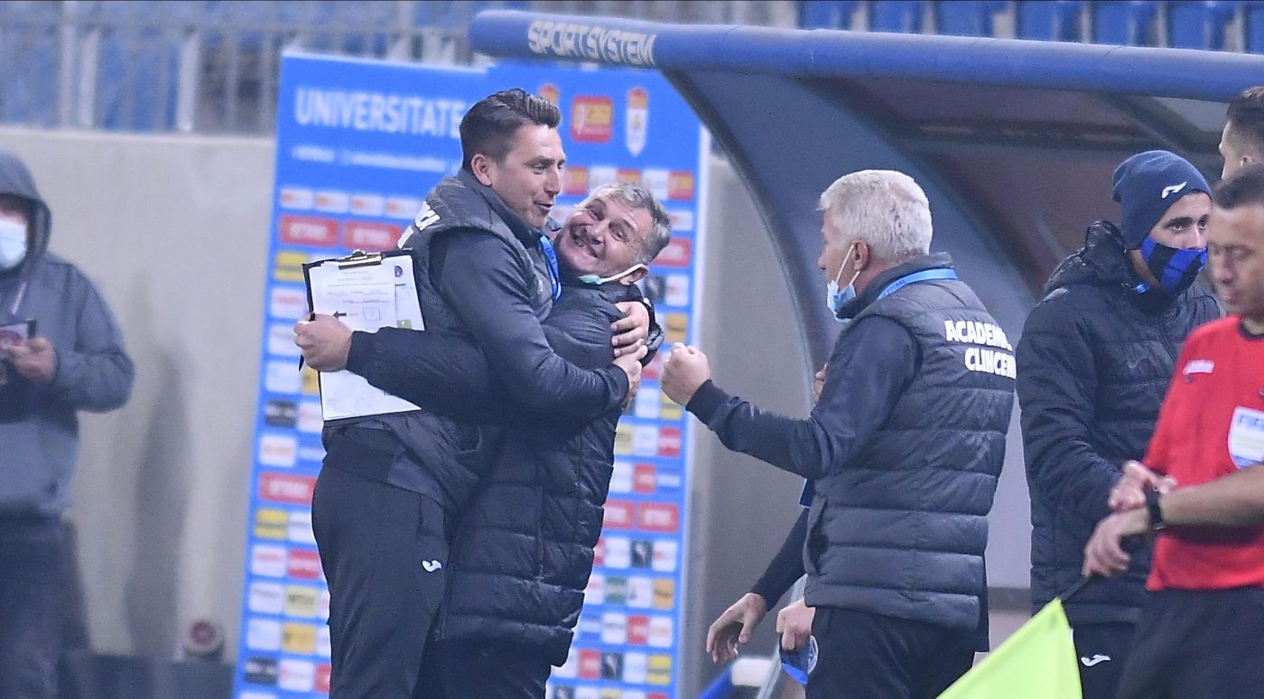 Ilie Poenaru a dezvăluit ce le-a zis jucătorilor înainte de Universitatea Craiova – Academica Clinceni: „Au făcut exact ceea ce le-am cerut!”