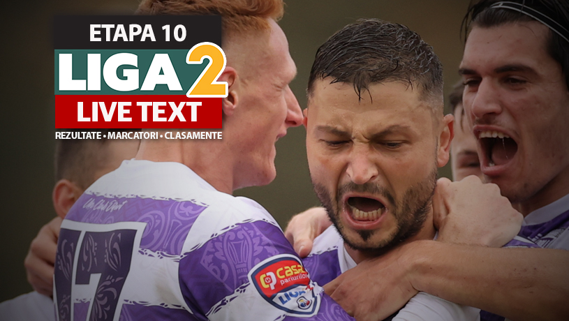 Liga 2, etapa 10 | Cinci meciuri se dispută ACUM. Poli e condusă pe izlazul de la Recea, Ripensia pune la respect Turris. Petrolul stă, două partide au fost amânate