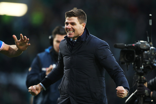Steven Gerrard, așa cum nu l-ai mai văzut! Ce a putut să facă antrenorul lui Rangers la finalul meciului în care Ianis Hagi a marcat | VIDEO