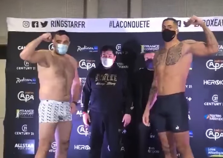 Meci de box pierdut de un român la Nantes: Cristian Ciocan, zis și Christian Hammer, învins la puncte de francezul Tony Yoka