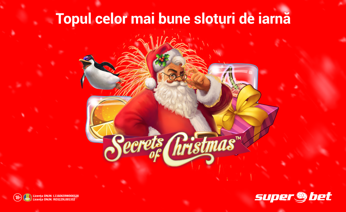 Joacă cele mai tari sloturi de iarnă pe Superbet!