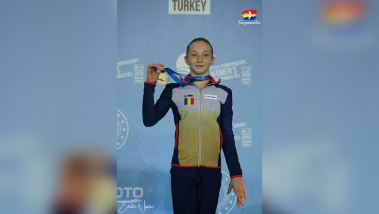 Ana Bărbosu, performanță incredibilă la Campionatele Europene de junioare! A luat medalie de aur la toate aparatele