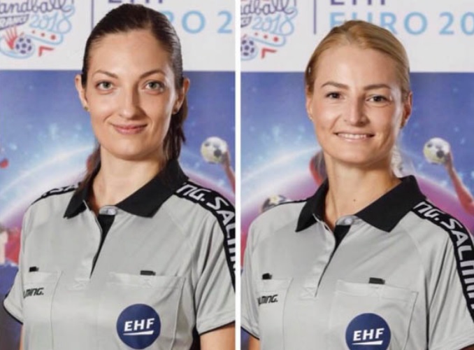 N-avem echipă, dar avem arbitre de top! Cristina Năstase și Simona Stancu oficiază una dinre semifinalele Euro la handbal feminin