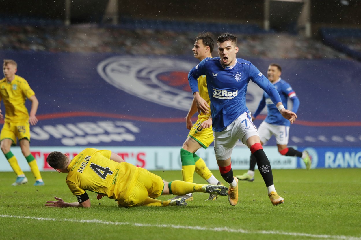 Ianis Hagi, lăudat în presa din Scoția după ce a adus victoria lui Glasgow Rangers. Ce notă a primit de la jurnaliștii britanici