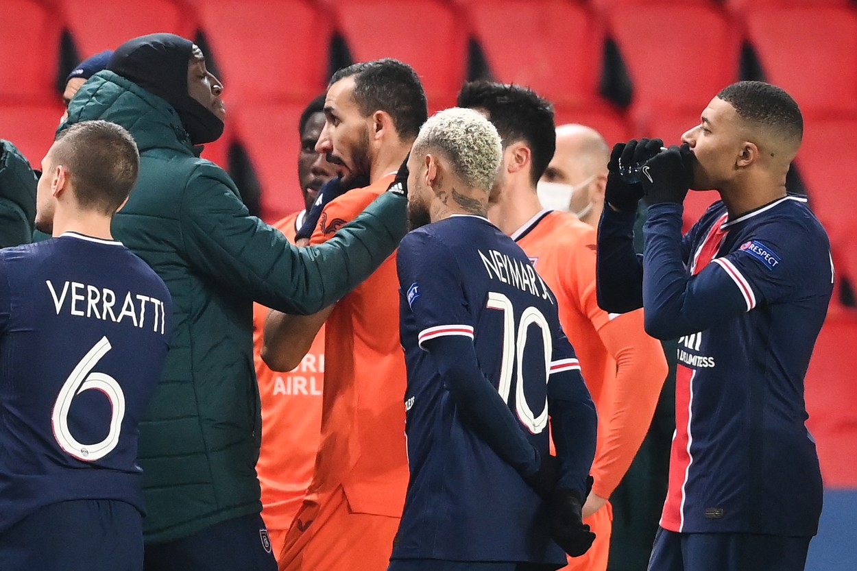 UEFA anunță o investigație, după scandalul de rasism de la PSG – Istanbul Bașakhșehir, pornit de o remarcă a lui Sebastian Colțescu