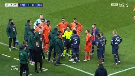 Scandal uriaș la PSG – Istanbul Basaksehir, din Liga Campionilor! Sebastian Colțescu l-a făcut „negru” pe Demba Ba, iar jucătorii au ieșit de pe teren de supărare | VIDEO