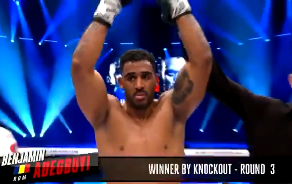 Cuvintele fabuloase ale lui Benny Adegbuyi, imediat după victoria colosală cu Badr Hari! A spus „Hai, România!”, apoi a transmis un mesaj special!