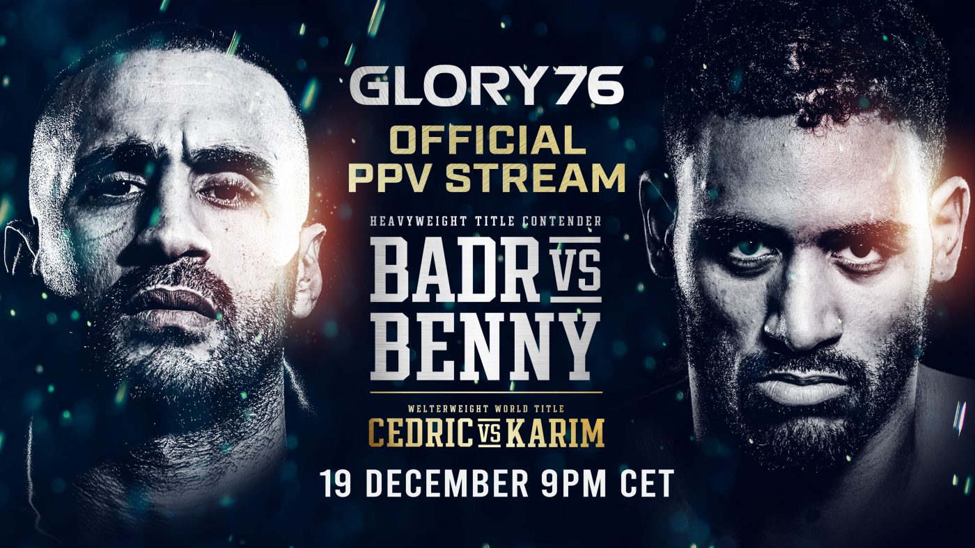 Badr Hari – Benny Adegbuyi LIVE VIDEO ONLINE, în Gala Glory 76. Meciul românului va începe aproape de miezul nopții! Acum se dispută duelul dintre Cedric Doumbe – Karim Ghajjii