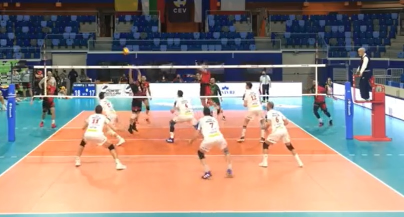 Dinamo, eșec în Cupa Challenge la volei masculin cu Powervolley Milano! Roș-albii au fost la un pas de semifinale