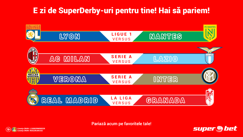 SuperPariuri înainte de ajunul Crăciunului! Vino să vezi ce meciuri te așteaptă!