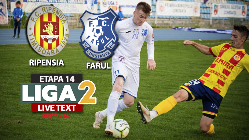 Ultimul meci din Liga 2 în 2020 | Restanța Ripensia – Farul are loc la ACUM. Sokovic nu-l învinge din 5 metri pe Dur-Bozoancă, Banyoi trimite în transversală