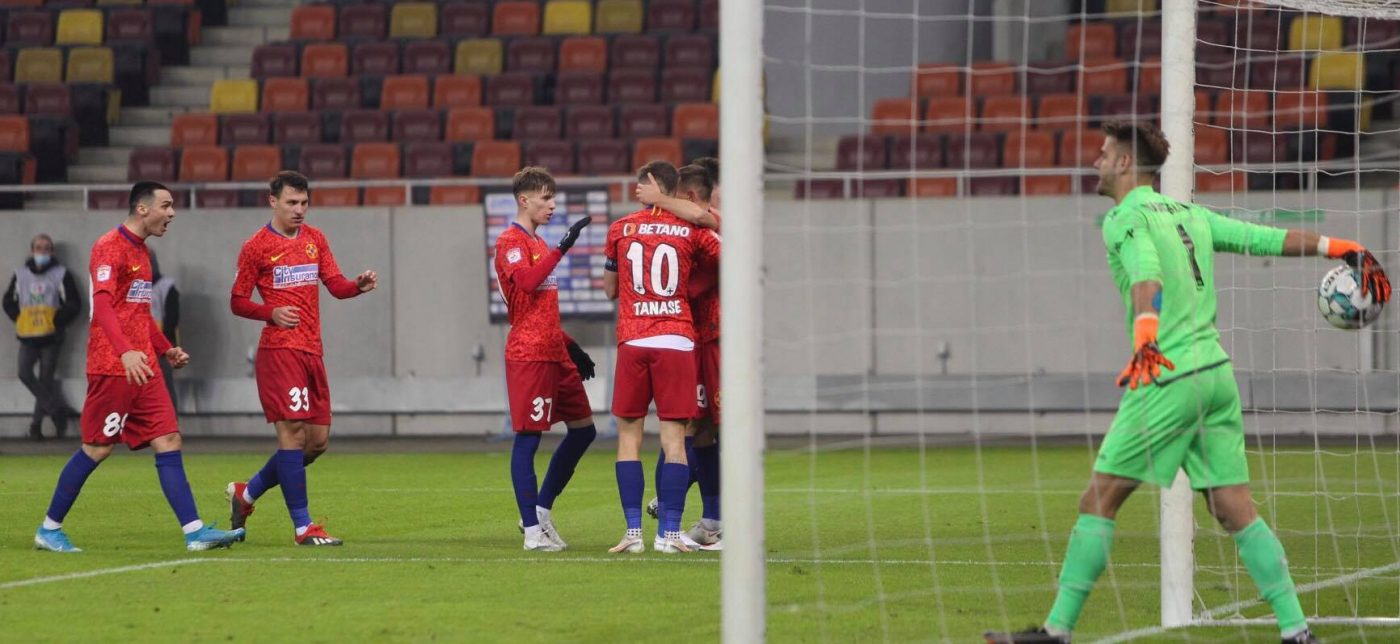 FCSB – FC Voluntari 1-0 | Live Video Online în etapa 18 a Ligii 1 | Dennis Man deschide scorul