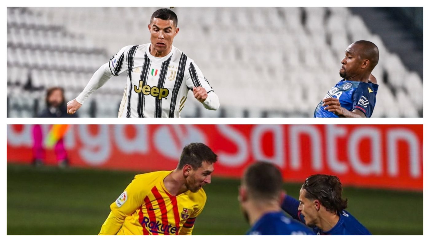 Cristiano Ronaldo și Leo Messi, spectacol total în primul lor meci din 2021! Starul Barcelonei a mai doborât un record în La Liga | VIDEO