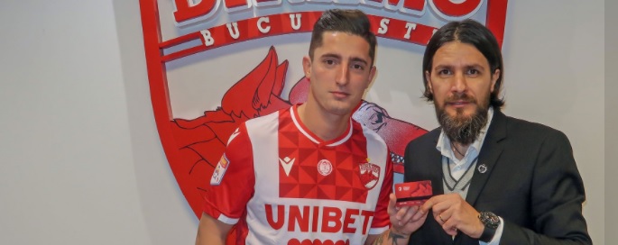 ULTIMA ORĂ | Steliano Filip, prezentat oficial la Dinamo! Ce număr va purta noul jucător al „câinilor” | FOTO