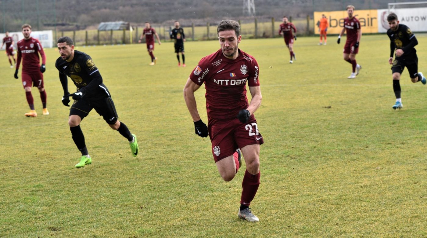 CFR Cluj, remiză în amicalul cu Gaz Metan Mediaș! Echipa lui Edi Iordănescu, egalată în ultimul minut