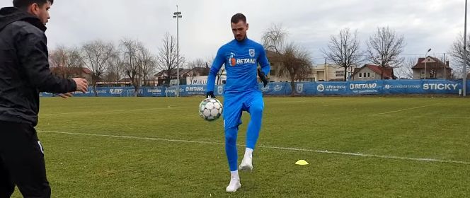 Veste excelentă pentru Universitatea Craiova! Elvir Koljic a revenit pe teren, după aproape 4 luni | VIDEO