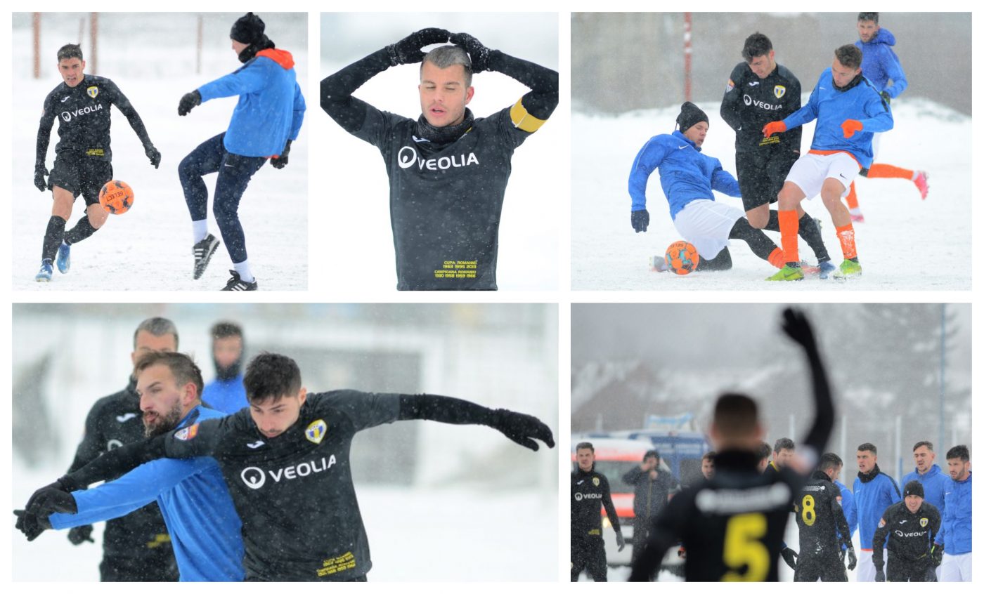 Petrolul și Aerostar Bacău au dat-o la pace. Pe un frig pătrunzător, cele două echipe au remizat într-un amical disputat la Tărlungeni